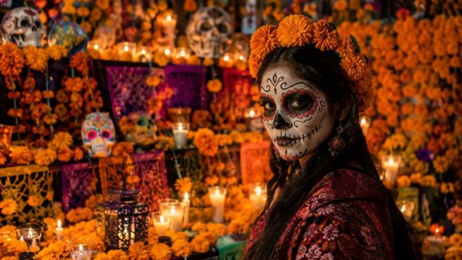 Dušičky trochu jinak: Barevný svět Día de los Muertos – Přednáška / workshop, Jihlava