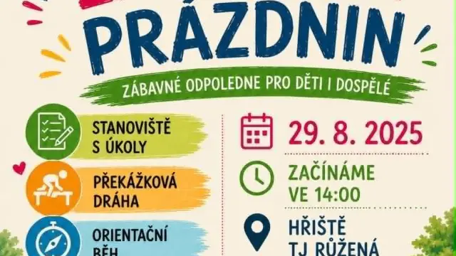 Zakončení prázdnin – Komunitní setkání, Třešť - Růžená