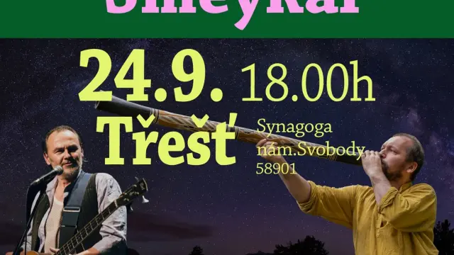 Pjér la Šé'z & Ondřej Smeykal – Koncert, Třešť