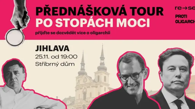 Po stopách moci - přijďte se dozvědět víc o oligarchii – Přednáška / workshop, Jihlava