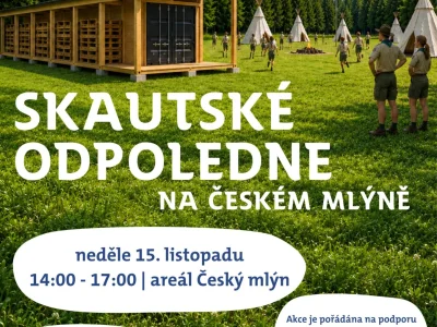 Skautské odpoledne na Českém mlýně – fotografie 1