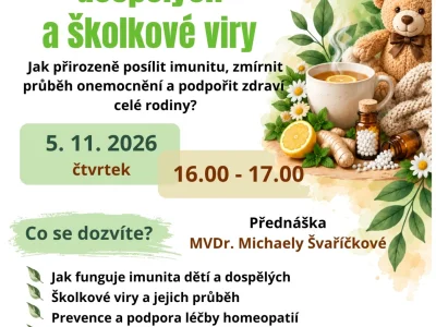 HOMEOPATIE: Imunita dětí a dospělých, školkové viry – fotografie 1