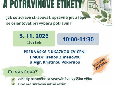 Zdravé stravování, pitný režim, orientace v potravinových etiketách – fotografie 1